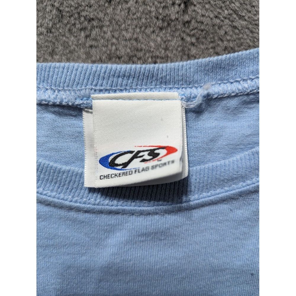 CFS Kurt Busch Short Sleeve T Shirt Women's Size Small Blue Nascar - Picture 3 of 11
